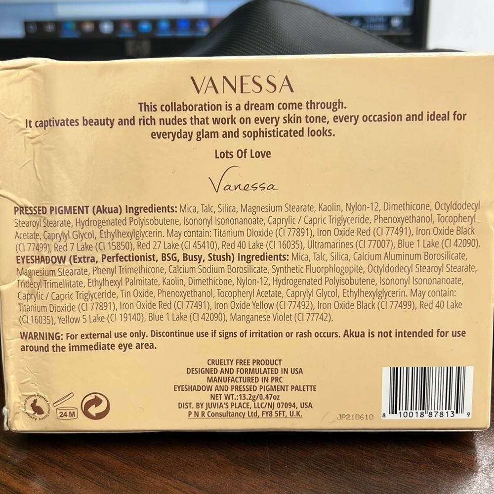 New Limited Edition Vanessa X Juvia's Place Palette - Picture 2 of 3